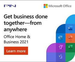 Microsoft banner - Office Home & Business 2021